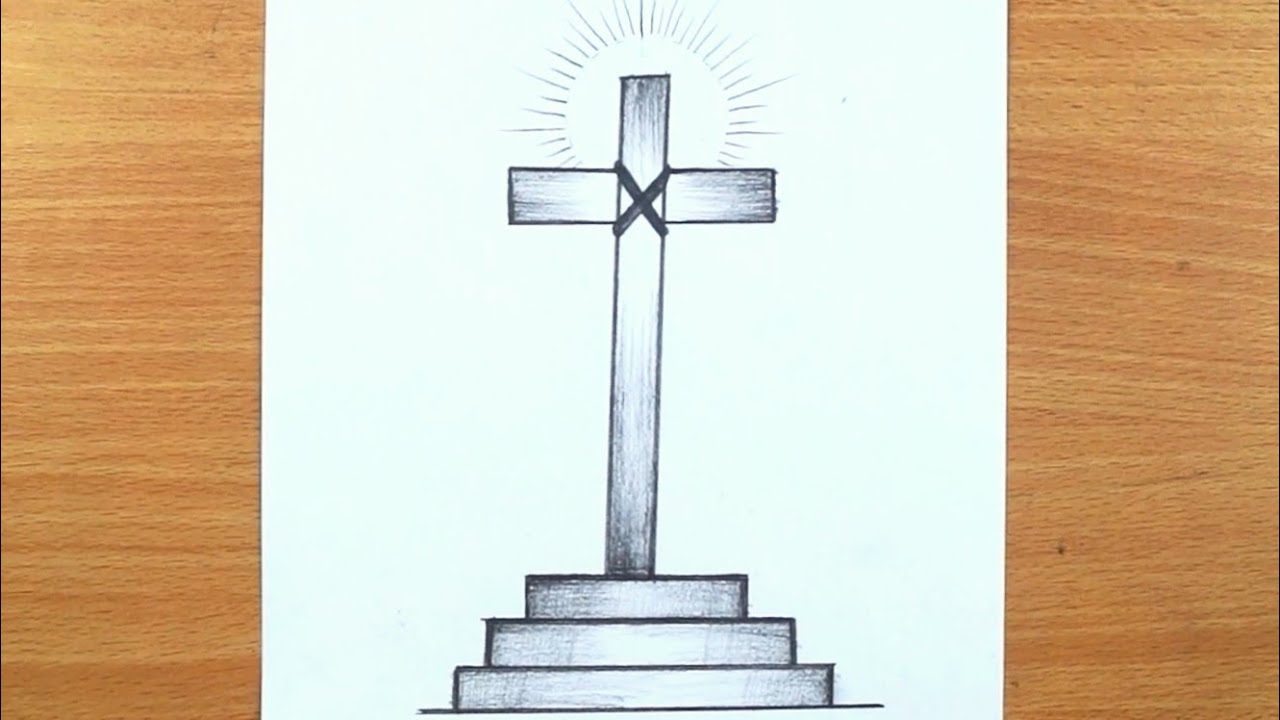 Vector drawing. Jesus on the cross - Stock Illustration [109798241] - PIXTA